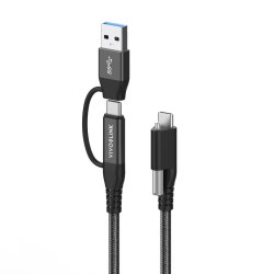 Vivolink - PROUSBCMM1.5ADP - USB 3.2 Gen 2 (3.1 Gen 2) - USB C - USB A/USB C - Male - Straight - 24