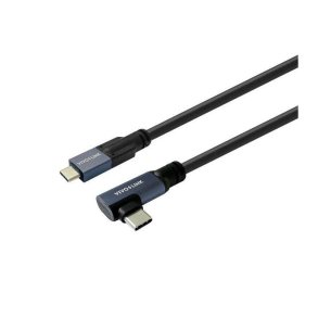Vivolink - USB-C to USB-C angle Cable 10m Enterprise-tested - USB 3.2 Gen 2x2 - USB C - Male - Angled - Straight - 24