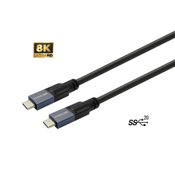 Vivolink - PROUSBCMM7 - USB 3.2 Gen 2x2 - USB C - Male - Straight - 24 - 20000 Mbit/s