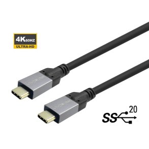 Vivolink - PROUSBCMM8 - USB C - Male - Straight - 24 - 10000 Mbit/s - 60 W