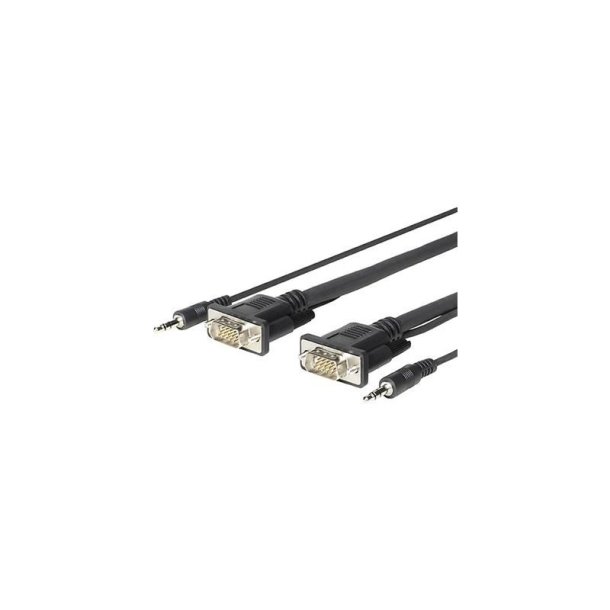 Vivolink - PROVGAMCS4.6 - Straight - 4.6 m - VGA (D-Sub) + 3.5mm - Male - 1920 x 1200 pixels - 1920 x 1200 (WUXGA)
