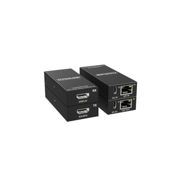 Vivolink - VLHDMIEXT60 - AV transmitter &amp; receiver - 4096 x 2160 pixels - Cat7 - 60 m - 3840p - 18 Gbit/s