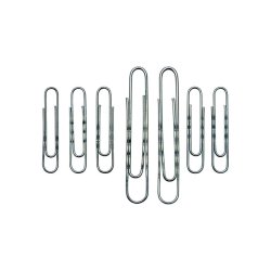 Wedo papir clips - 50mm - zinkbelagt metal - kasse med 100 stk.