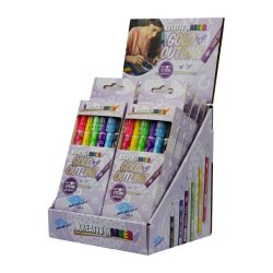 Wedo Kreative outliner pennest - Guld med 6 farver med kant