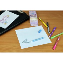 Wedo Kreative outliner pennest - Guld med 6 farver med kant