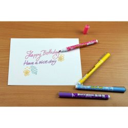 Wedo Kreative outliner pennest - Guld med 6 farver med kant