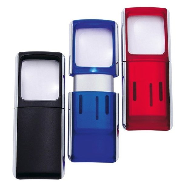 Wedo Forstrrelsesglas - 3x forstrrelse - med indbygget kraftig LED lampe