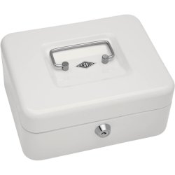 Wedo 702 sort Pengekasse med mntbakke - nglels - 20x16x9cm