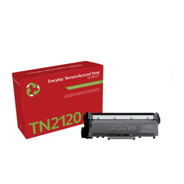 Xerox Everyday Remanufactured Tonerpatron - Sort - (Svarer til: Brother TN2120) - 2600 sider