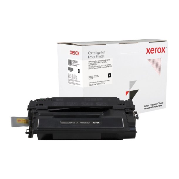 Xerox Everyday Remanufactured Tonerpatron - Sort - (Svarer til: HP CE255A/CRG-324) - 6000 sider