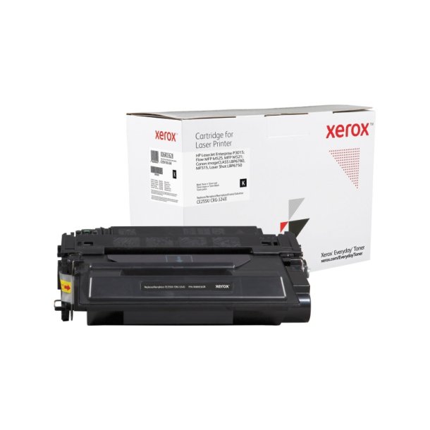 Xerox Everyday Remanufactured Tonerpatron - Sort - (Svarer til: HP Ce255X/CRG-324Ii) - 12500 sider