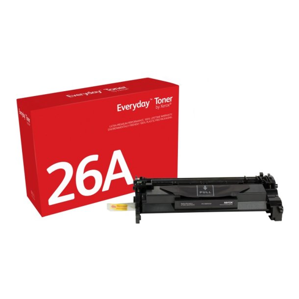 Xerox Everyday Remanufactured Tonerpatron - Sort - (Svarer til: HP CF226A/CRG-052) - 3100 sider