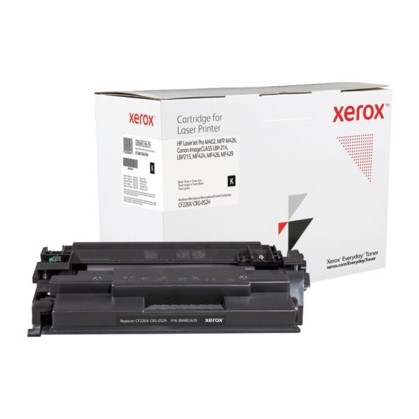 Xerox Everyday Remanufactured Tonerpatron - Sort - (Svarer til: HP CF226X/CRG-052H) - 9000 sider