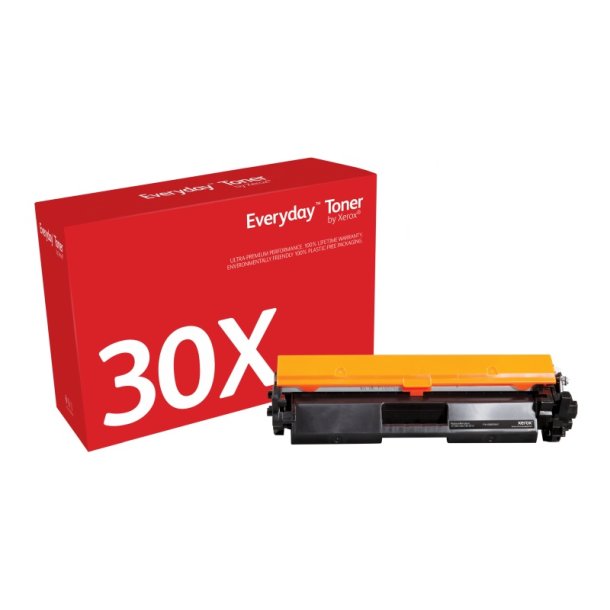 Xerox Everyday Remanufactured Tonerpatron - Sort - (Svarer til: HP CF230X/CRG-051H) - 3500 sider