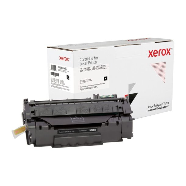 Xerox Everyday Remanufactured Tonerpatron - Sort - (Svarer til: HP Q5949A/Q7553A) - 3000 sider