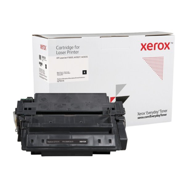 Xerox Everyday Remanufactured Tonerpatron - Sort - (Svarer til: HP Q7551X) - 13000 sider