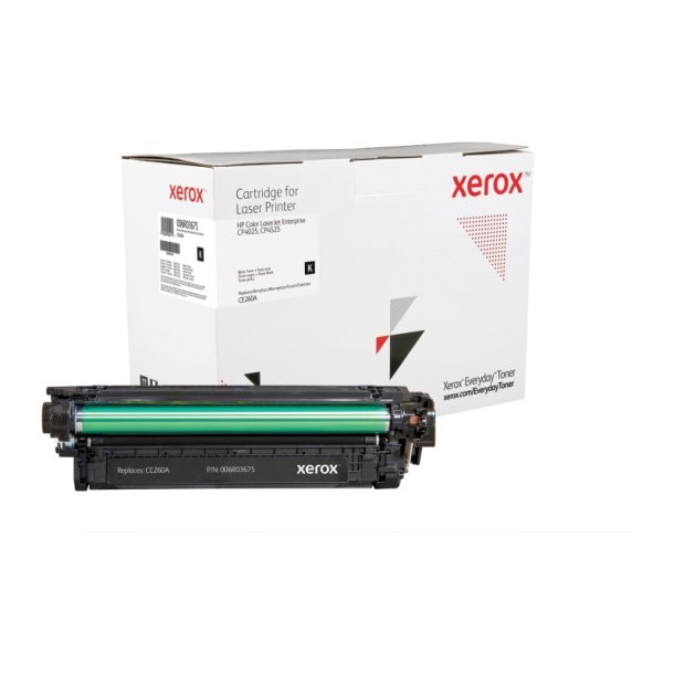 Xerox Everyday Remanufactured Tonerpatron - Sort - (Svarer til: HP CE260A) - 8500 sider