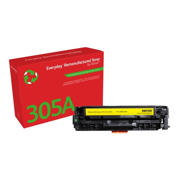 Xerox Everyday Remanufactured Tonerpatron - Yellow - (Svarer til: HP CE412A) - 2600 sider