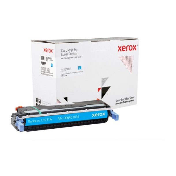 Xerox Everyday Remanufactured Tonerpatron - Cyan - (Svarer til: HP C9731A) - 12000 sider