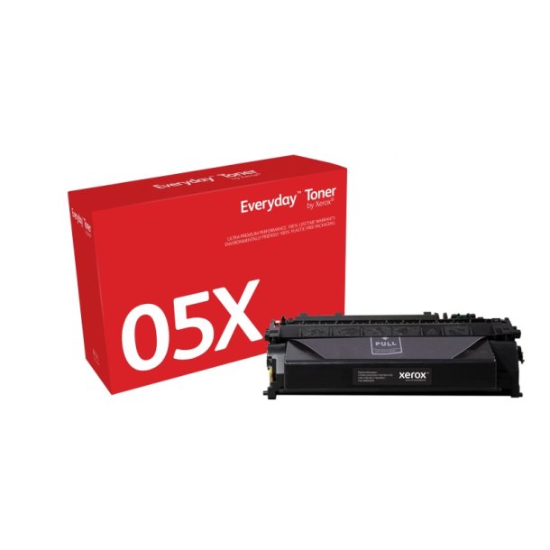 Xerox Everyday Remanufactured Tonerpatron - Sort - (Svarer til: HP CE505X/GPR-41) - 6500 sider