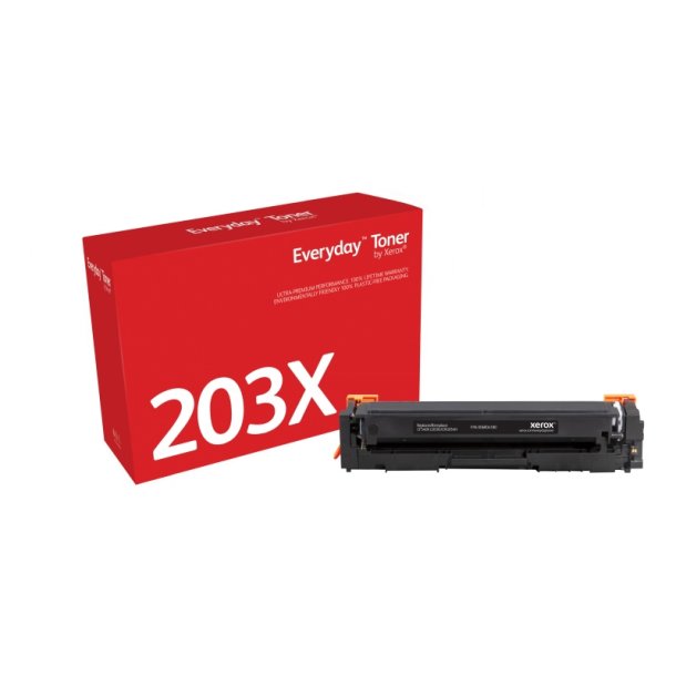 Xerox Everyday Remanufactured Tonerpatron - Sort - (Svarer til: HP CF540X/CRG-054HBK) - 3200 sider