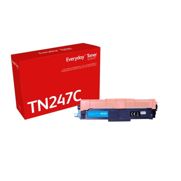 Xerox Everyday Remanufactured Tonerpatron - Cyan - (Svarer til: Brother TN-247C) - 2300 sider