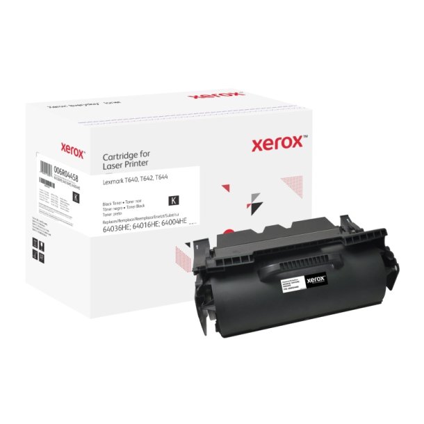 Xerox Everyday Remanufactured Tonerpatron - Sort - (Svarer til: Lexmark 64036HE) - 21000 sider