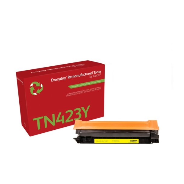 Xerox Everyday Remanufactured Tonerpatron - Yellow - (Svarer til: Brother TN423Y) - 4000 sider