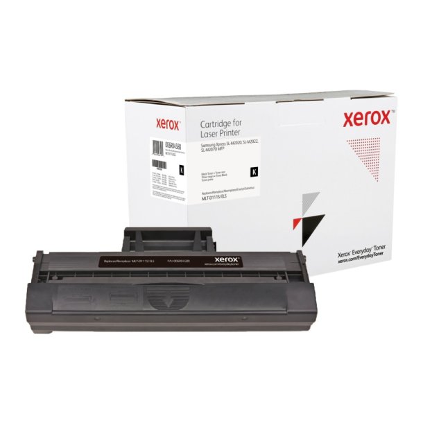 Xerox Everyday Remanufactured Tonerpatron - Sort - (Svarer til: Samsung MLT-D111S/ELS) - 1000 sider