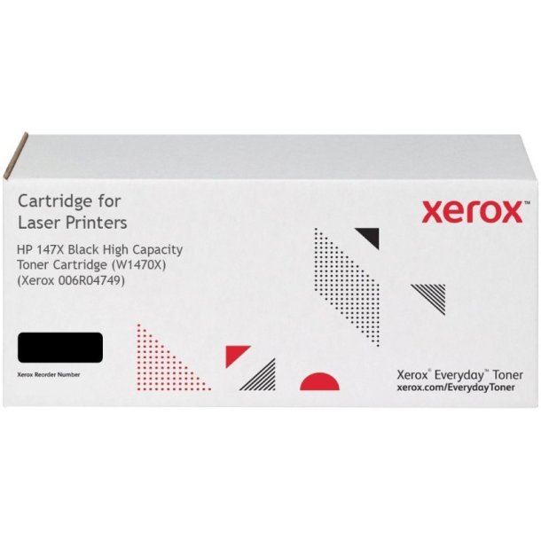 Xerox Everyday Remanufactured Tonerpatron - Sort - (Svarer til: HP 147X/W1470X) - 25200 sider