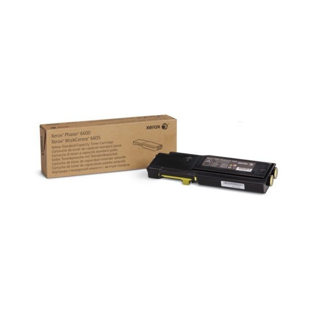 Xerox Phaser 6600 - original toner - yellow - 2000 sider