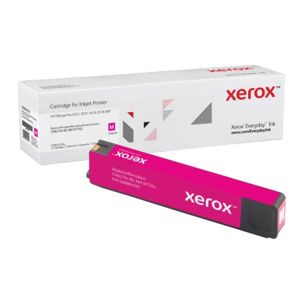 Xerox Everyday Magenta Toner til HP 971XL - CN627AE, CN627A, CN627AM - 6600 Sider