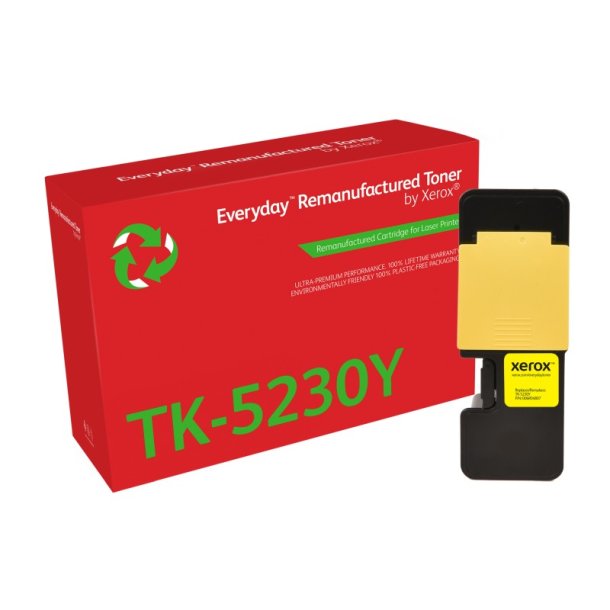 Xerox Everyday Remanufactured Yellow toner til Kyocera TK-5230Y - 2200 Sider