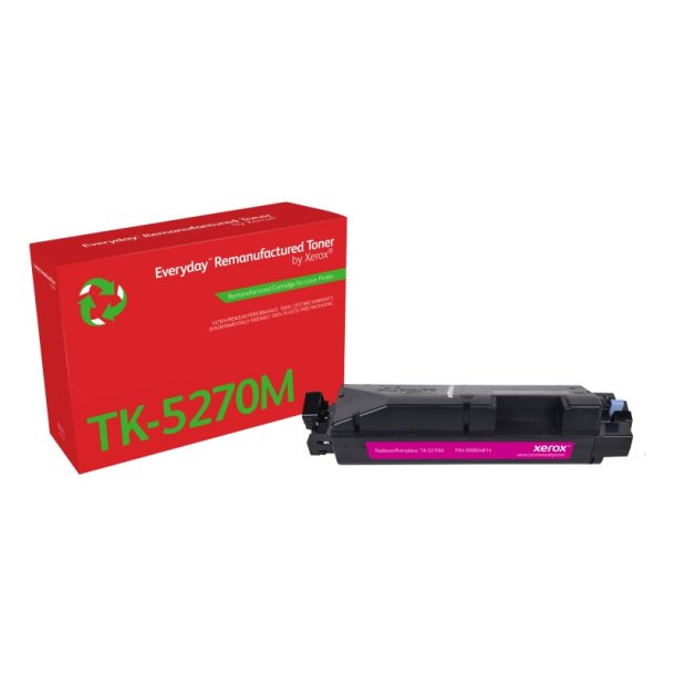 Xerox Everyday Remanufactured Magenta toner til Kyocera TK-5270M - 6000 Sider
