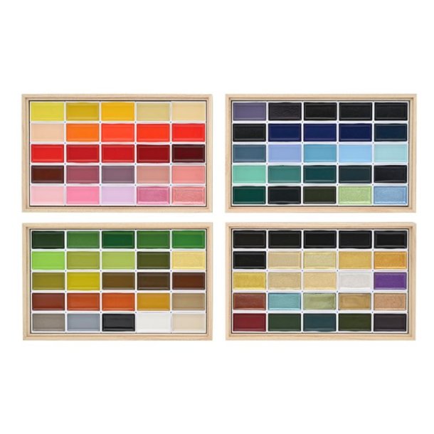 ZIG Gansai Tambi Aquarell 100 &ndash; akvarel farves�t