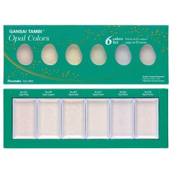 ZIG Gansai Tambi Opal farver 6 - med 6 stk. Opal akvarel farver