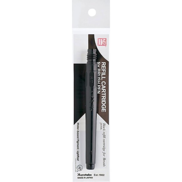 ZIG Cartonnist Brush Pen - refill - sort