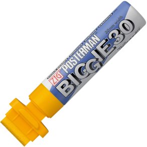 ZIG posterman Marker vandafvis - 30mm gul flydende kridtmarker