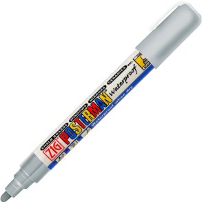 ZIG posterman Marker vandafvis - 2mm slv flydende kridtmarker