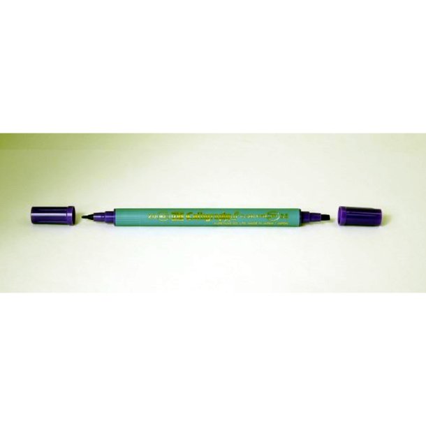 ZIG Kuretake calligraphy pen II TC-3100 - Dualtip 2/3,5mm violet