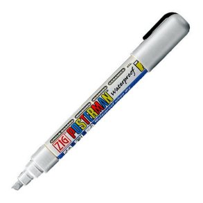ZIG posterman Marker vandafvis - 6mm hvid flydende kridtmarker