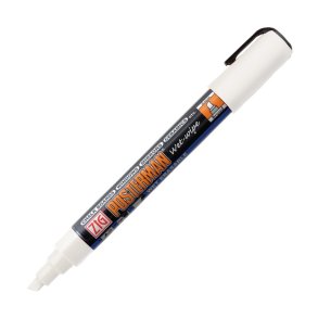 ZIG posterman Marker wet-wipe - 6mm hvid flydende kridtmarker