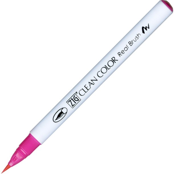 ZIG Clean Color Pensel - Pen 025 - fluorescerende Pink