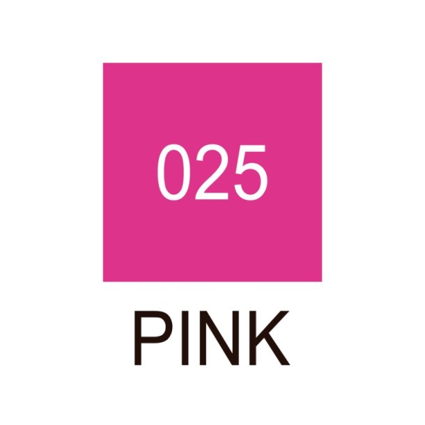 ZIG Clean Color Pensel - Pen 025 - fluorescerende Pink