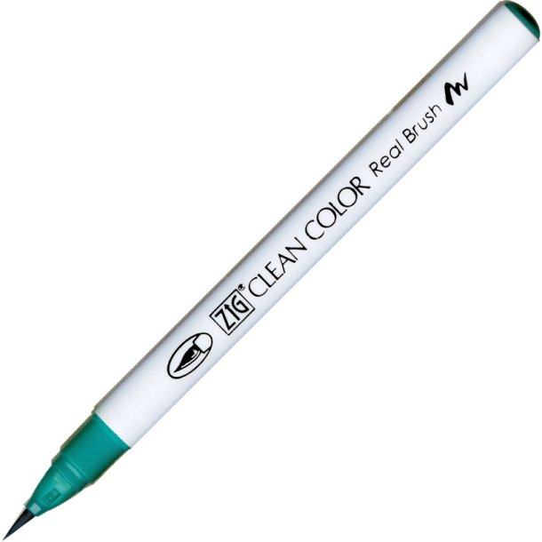 ZIG Clean Color Pensel - Pen 042 - fluorescerende Turkis Grn