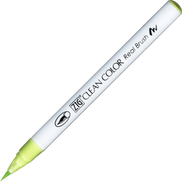 ZIG Clean Color Pensel - Pen 045 - fluorescerende Bleg Grn