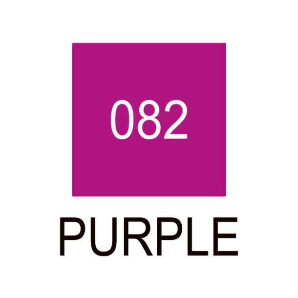 ZIG Clean Color Pensel - Pen 082 - fluorescerende Lilla