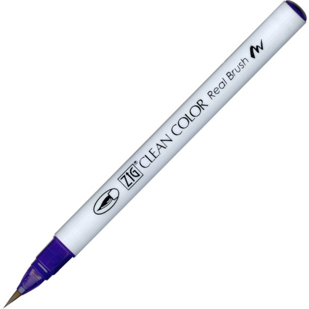 ZIG Clean Color Pensel - Pen 084 - fluorescerende Dyb Violet