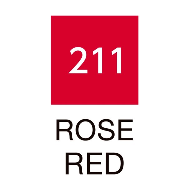 ZIG Clean Color Pensel - Pen 211 - Rose rd
