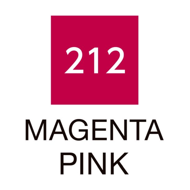 ZIG Clean Color Pensel - Pen 212 - Magenta lyserd